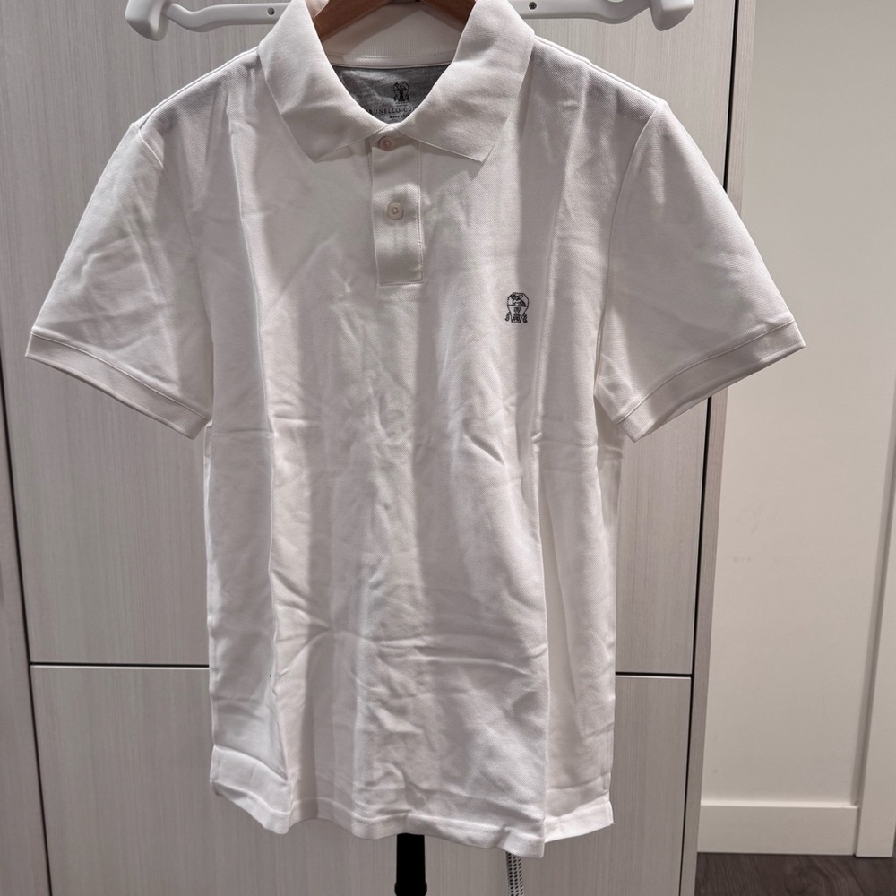 Brunello Cucinelli white Polo Shirt